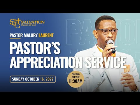 11:30AM Worship Service | 10/16/2022 Salvation Church of God | Pasteur Malory Laurent