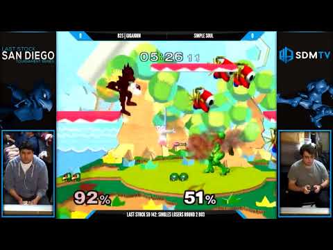 LSSD 142 - B2S | Gigajohn (Falco) vs. Simple Soul (Samus) - SSBM LR2 - Smash Melee