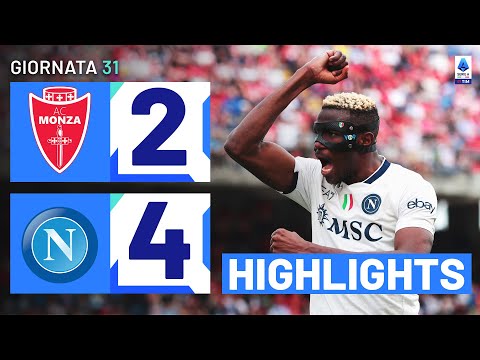Video highlights della Monza vs Napoli (2 a 4) - Giornata 31 - Fantacalcio e fantamedie