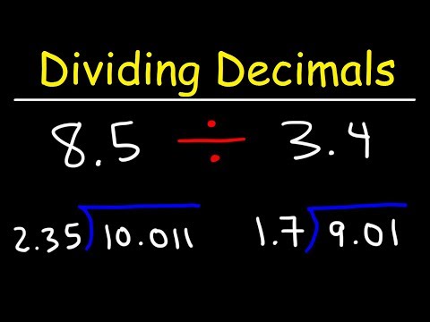 Dividing Decimals - Not So Easy! Video