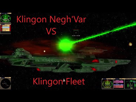 Negh'Var VS Klingon Fleet | Star Trek Bridge Commander Battle |