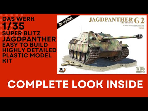 DAS WERK 1/35 JAGDPANTHER SUPER BLITZ. Sehr detaillierter, einfach zu bauender Bausatz. NEUE Verö...