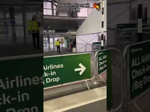 AEROPORTO DE DUBLIN | TERMINAL 1 QUE | INFORMAÇÕES DO AEROPORTO DE DUBLIN #dublinairport