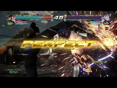 Kunimitsu VS Kazuya Casual Match Laggy PS4 v5 Tekken 7 20230704163329
