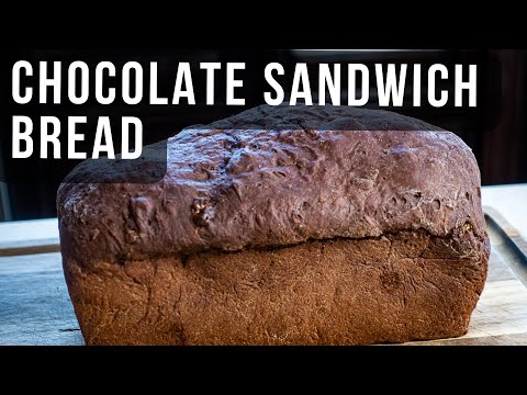Yummy Chocolate Sandwich Bread ("Yeast Loaf")
