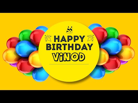 Vinod Happy Birthday | Birthday Songs with name | Birthday Reel | Janamdin | #Ad4beloved