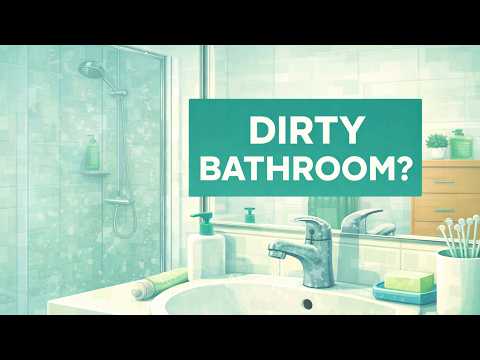 How to clean a bathroom