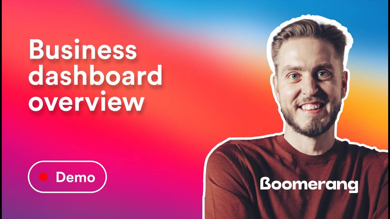 Boomerangme business dashboard overview video