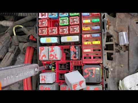 2006 Ford Crown Vic Fuel Pump Fuses, Fuel Pump Relay, Inertia Switch & Fuel Pump Driver Module