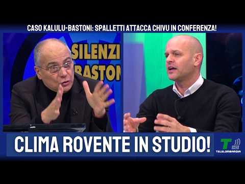 CASO KALULU-BASTONI: SPALLETTI ATTACCA CHIVU IN CONFERENZA!  CLIMA ROVENTE IN STUDIO!