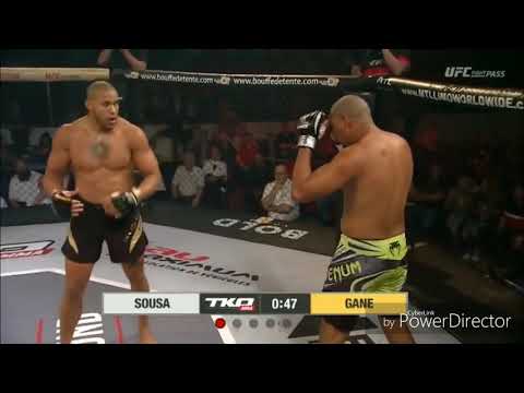 Cyril Gane gets mad at the referee for not stopping an obviously over fight