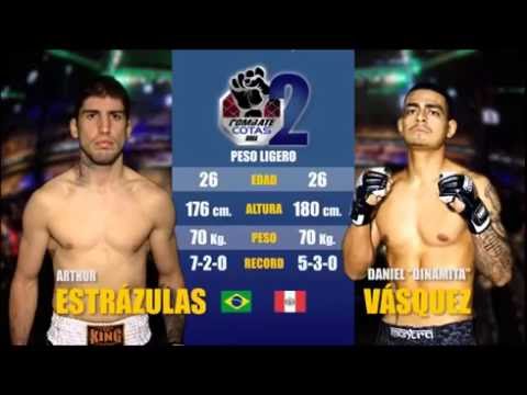 Daniel "Dinamita" Vasquez vs Arthur Estrazulas - Combate Cotas MMA 2
