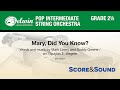 Mary, Did You Know?, arr. Douglas E. Wagner - Score & Sound