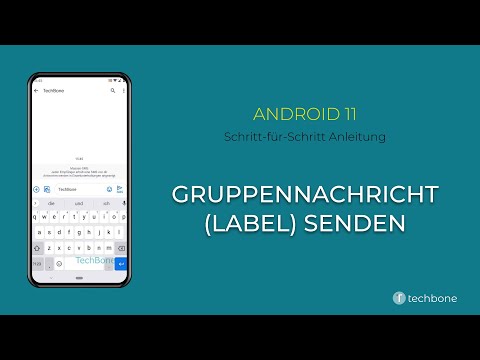 Gruppennachricht (Label) senden [Android 11]