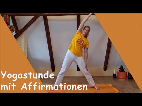 Yogastunde mit Affirmationen | Live-Online-Mitschnitt