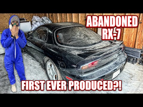 First Wash in 20 Years: Barn Find FD RX-7 FIRST EVER PRODUCED?! | Satisfying Restoration