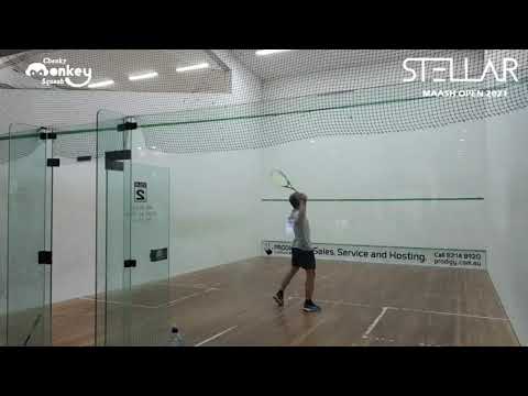 Squash Match | Aaron Frankcomb vs Brad Fullick | Stellar Maash Open 2021 Final
