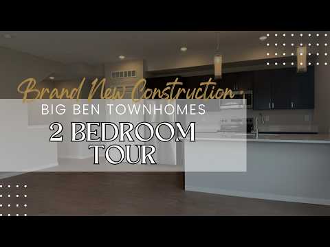 Brand New 2 Bedroom Townhome | Attached 2-Stall Garage | Big Ben Townhomes - Cedar Rapids property video