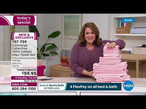 HSN | Concierge Bed & Bath Collection 02.14.2022 - 02 AM