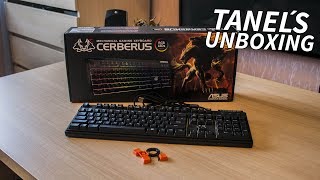 The ASUS Cerberus Mech RGB Keyboard Unboxing by Ta