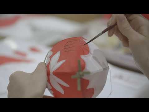 やまぐち映像図鑑 NO.042 金魚ちょうちん製作体験［柳井市］ | Goldfish Lantern making [ Yanai-city ]