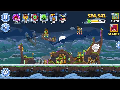 Angry Birds Friends Level 6 Tournament 1706 three stars NO POWER-UP walkthrough 2026-02-25