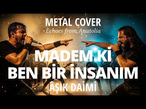 Âşık Daimi - Madem ki Ben Bir İnsanım | Metal Cover | Anatolian Folk | AI Music