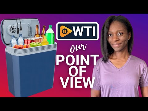 Ivation Electric Cooler & Warmer with Handle | 24 L Portable Thermoelectric Fridge for Vehicles & Trucks| 110V AC Home Power Cord & 12V Car Adapter for Camping - WTI product video review