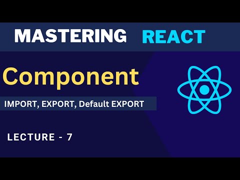 React Components Tutorial Import And Export In React Default Export Master React Js