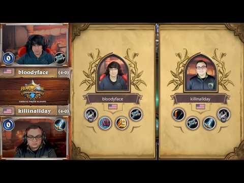 Hearthstone HCT   Winter Championship American Playoffs  Bloodyface vs Killinallday 01 19 2019