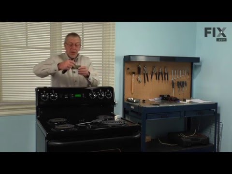 GE Range Repair – How to replace the Surface Burner Switch - 8" - 2500W
