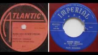 Professor Longhair - Mardi Gras In New Orleans vs Fats Domino - Mardi Gras In New Orleans