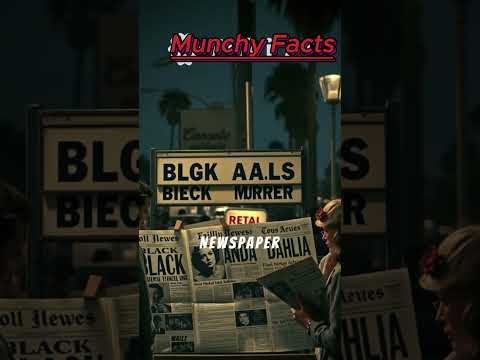 The Black Dahlia: Hollywood’s Most Chilling Unsolved Murder. #truecrimecommunity #history