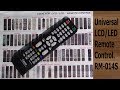 Universal LCD/LED Remote Control.RM-014S#Pro Hack