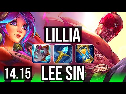 LILLIA vs LEE SIN (JGL) | 7k comeback, 70% winrate, Legendary, 43k DMG, 21/5/4 | BR Master | 14.15