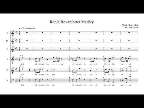 Ronja Rövardotter Medley - Bas