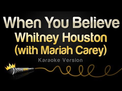 Whitney Houston (With Mariah Carey) - When You Believe (Karaoke Version)