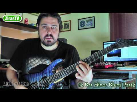12 Bar Minor Blues (Soloing) | Lick of the Week 84