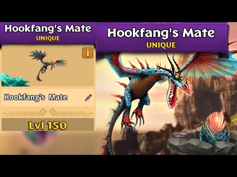 HOOKFANG'S MATE Max Level 150 Titan Mode - Unique Monstrous Nightmare - Dragons: Rise of Berk