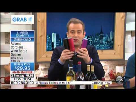 Kelly Diedring Harris presents the Advent Wine Opener on HSN; Dec. 2014