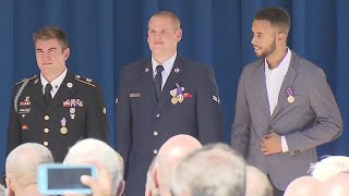 Paris Train Heroes Awarded Medals At Pentagon- Full Ceremony