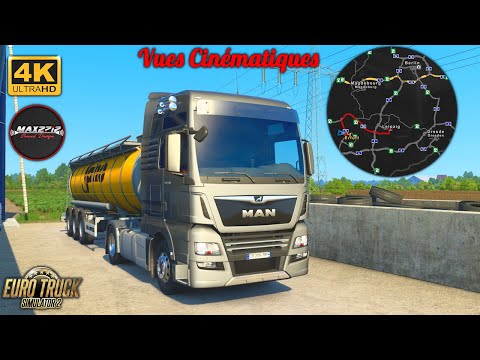 Transport de lait | Erfurt - Leipzig | Man TGX440 | Euro Truck Simulator 2 | 1.47