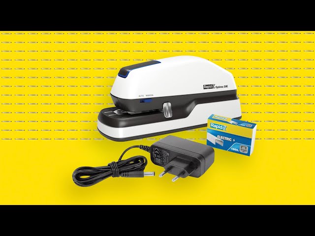 Agraf Eléctrica Optima 20 - 20 Fls + CX 1000 Agrf Optima 56 prata/preto 2102351 - vídeo 1