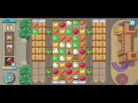 We Bare Bears Match3 Repairs Level 1491 - No Boosters