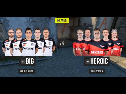 BIG vs. Heroic [ inferno ] Map 2 - ESL Pro League - HIGHLIGHTS l CSGO
