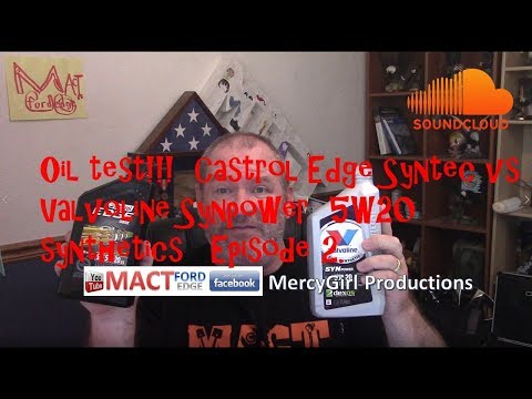 Oil testing series Castrol Edge vs Valvoline 5W20 synthetics by MACT Garage Episode 2