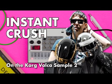 Instant Crush - Daft Punk ft. Julian Casablancas - Korg Volca Sample 2 Cover + Tutorial