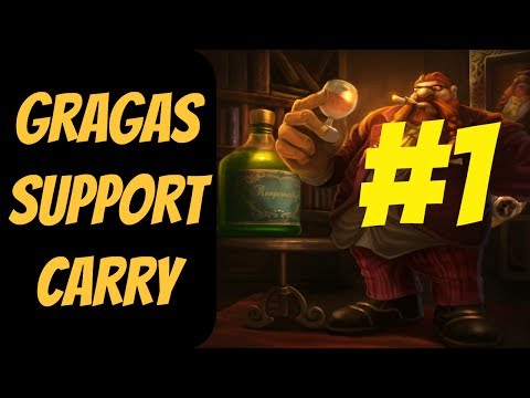 How to Carry as Gragas #1 -- Only Support to Diamond Series -- League of Legends
