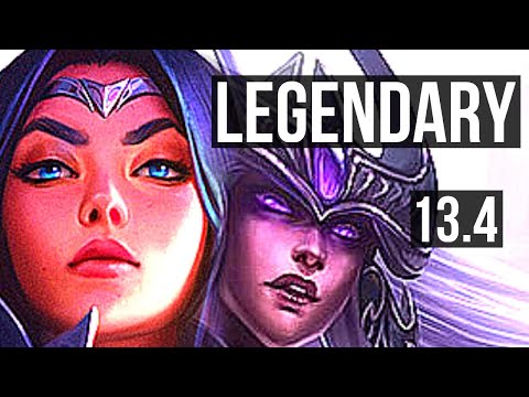 IRELIA vs SYNDRA (MID) | 6 solo kills, 13/2/5, Legendary, 700+ games | KR Master | 13.4