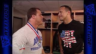 Download lagu Kurt Angle talks to The Rock | SmackDown! (2002) mp3